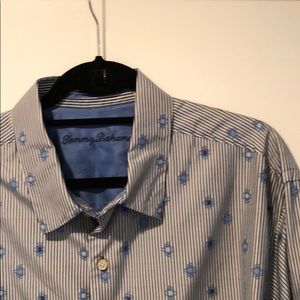 Tommy Bahama Mens Long Sleeve Silk Cotton X-Large